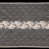 Pale Pink Floral and Polka Dots Lace Trim - 7.625"