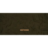 Olive, Navy and Cream Triangles and Dots Polyester Georgette