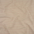 Italian Heavenly Pink Tone on Tone Striped Stretch Polyester and Viscose Double Cloth