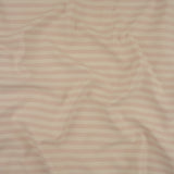 Italian Heavenly Pink Tone on Tone Striped Stretch Polyester and Viscose Double Cloth