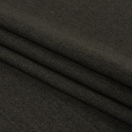 Heathered Gray Wool Twill Suiting