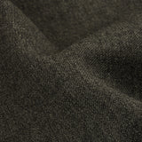 Heathered Gray Wool Twill Suiting