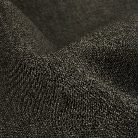 Heathered Gray Wool Twill Suiting