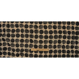 Tocca Beige and After Dark Distressed Circles Cotton Voile
