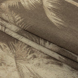 Italian White and Taupe Palm Trees Rayon Crepe