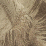 Italian White and Taupe Palm Trees Rayon Crepe