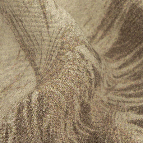 Italian White and Taupe Palm Trees Rayon Crepe