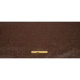 Vintage-Look Floral Embossed Vinyl - Brown - Wynonna Collection
