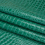 Faux Crocodile Patent Leather - Jungle - Brisbane Collection