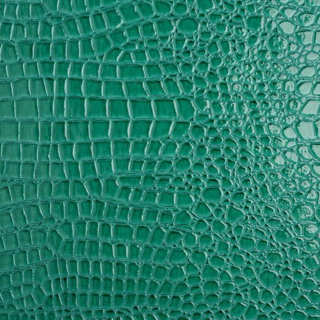 Faux Crocodile Patent Leather - Jungle - Brisbane Collection