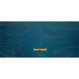 Faux Crocodile Patent Leather - Peacock - Brisbane Collection
