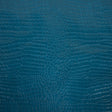 Faux Crocodile Patent Leather - Peacock - Brisbane Collection