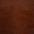 Faux Crocodile Patent Leather - Cinnamon - Brisbane Collection