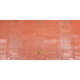 Metallic Crocodile Embossed Vinyl - Pink and Silver - Twain Collection