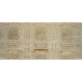Metallic Crocodile Embossed Vinyl - Star White and Gold - Twain Collection