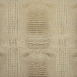 Metallic Crocodile Embossed Vinyl - Star White and Gold - Twain Collection