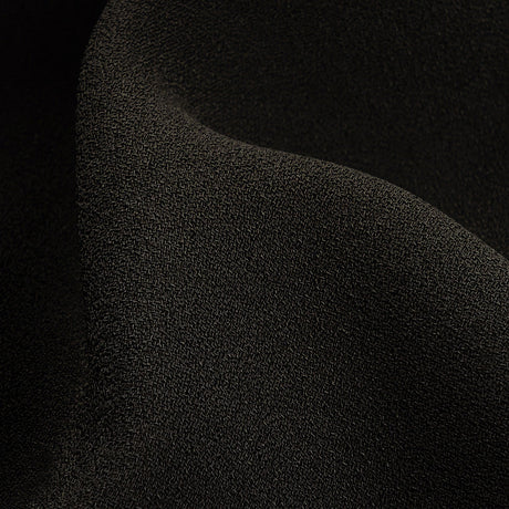 Italian Black Lightweight Rayon Crepe