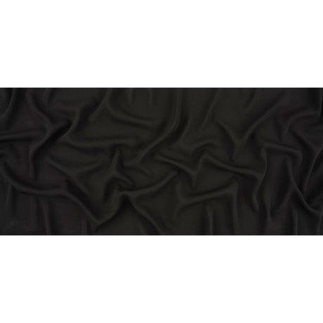 Italian Black Lightweight Rayon Crepe
