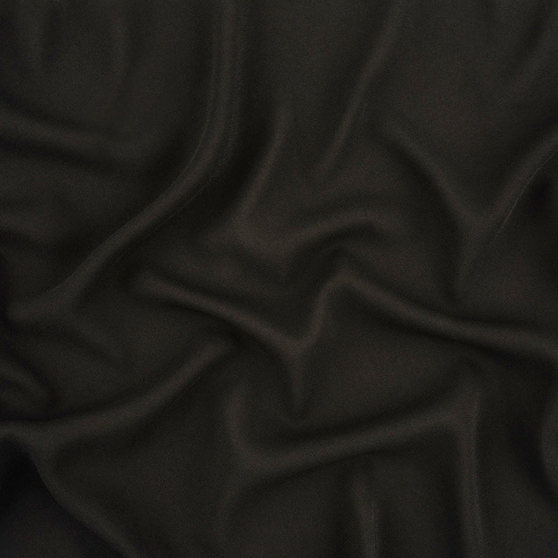 Italian Black Lightweight Rayon Crepe