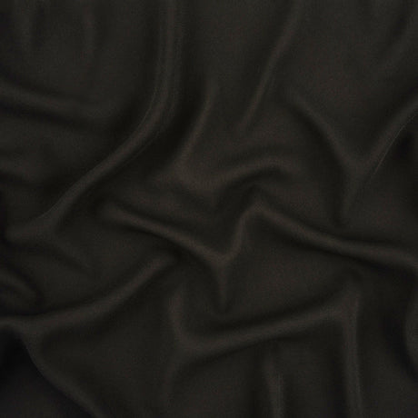 Italian Black Lightweight Rayon Crepe