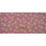 Stretch Cotton Poplin Print - Pink and Yellow Yin Yang Flowers - Mood Exclusive Groovy Baby