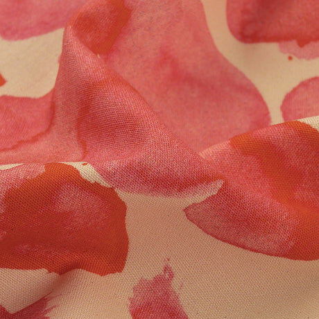 Stretch Cotton Poplin Print - Pink Flower Blocks - Mood Exclusive Romantic Inclinations