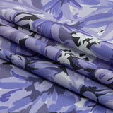 Stretch Cotton Poplin Print - Blue Floral - Mood Exclusive Freya's Passion
