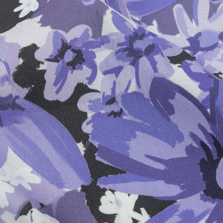 Stretch Cotton Poplin Print - Blue Floral - Mood Exclusive Freya's Passion