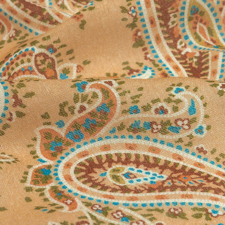 Mood Exclusive Toasted Almond Peacock Revolution Cotton Gauze