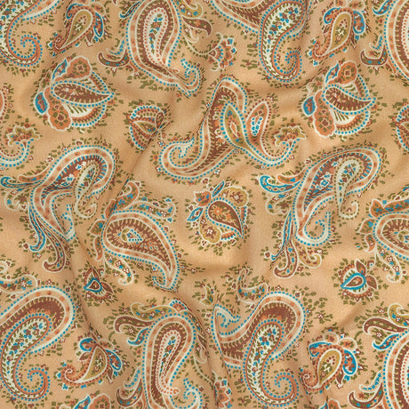 Mood Exclusive Toasted Almond Peacock Revolution Cotton Gauze