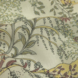 Cotton Gauze - Tea Green Plants and Florals - Mood Exclusive Storybook Illustrations Print