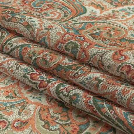 Cotton Gauze - Pink Jacobean Paisley - Mood Exclusive Hypnotize Me Print