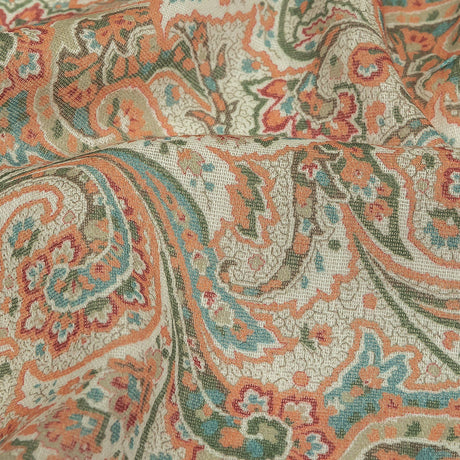 Cotton Gauze - Pink Jacobean Paisley - Mood Exclusive Hypnotize Me Print