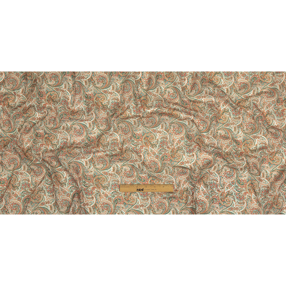 Cotton Gauze - Pink Jacobean Paisley - Mood Exclusive Hypnotize Me Print