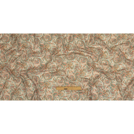 Cotton Gauze - Pink Jacobean Paisley - Mood Exclusive Hypnotize Me Print
