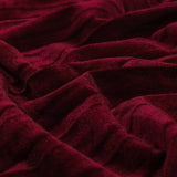 Pleated Velour - Wine - Tver Collection