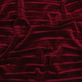 Pleated Velour - Wine - Tver Collection