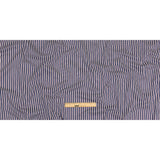 Blue, Red and White Halo Stripes Twill Cotton Shirting