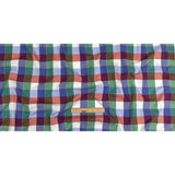 Red, Blue and Green Diamonds in Checks Cotton Jacquard Shirting