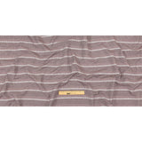 Zinfandel and White Diamond Stripes and Checks Cotton Jacquard