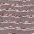 Zinfandel and White Diamond Stripes and Checks Cotton Jacquard