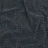 Gray Distressed Flocking on Gray, Blue and Sleet Geometric Printed Cotton Shirting