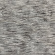 Obsidian and White Striated Lamination Striped Cotton and Polyester Dobby