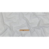 White and Blue Gray Candy Striped Cotton and Polyester Shirting