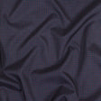 Black Iris, Red and White Tiny Medallions Stretch Polyester Woven