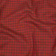 Red and Brown Checkered Twill Cotton Shirting
