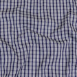 Astral Aura and White Plaid Twill Cotton Shirting