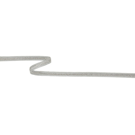 Gray and Silver Criss Cross Braided Trim - 0.3125"