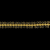 Metallic Gold Loopy Braided Trim - 0.5"