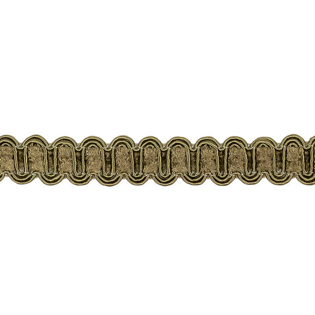 Winter Moss Cord and Chenille Rayon Blend Braided Trim - 0.5"